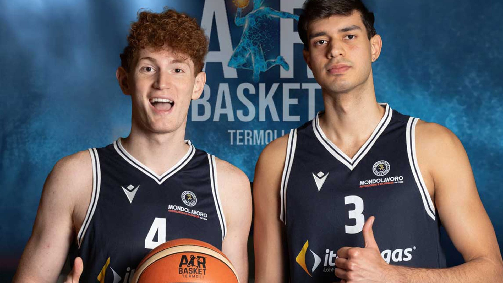NATHAN DE SOUSA E MATTEO TERSILLO NUOVI ARRIVI IN CASA AIR BASKET TERMOLI