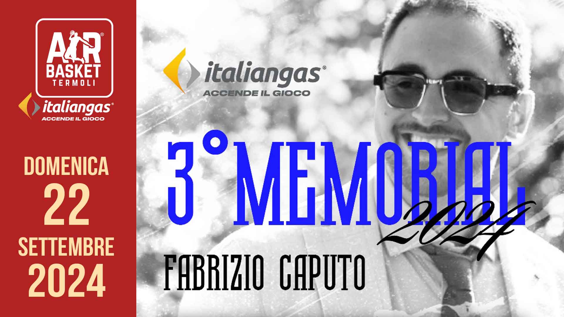 AL PALASABETTA CON L’AIR BASKET DI SCENA IL 3° MEMORIAL FABRIZIO CAPUTO